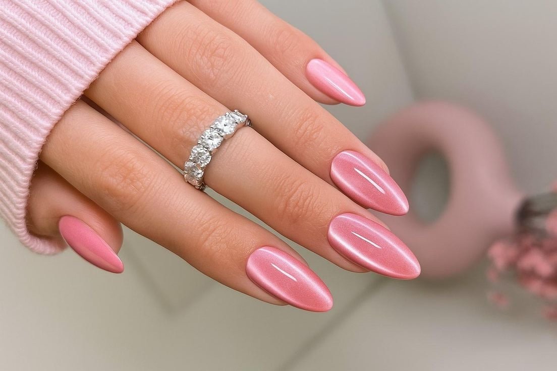 Pink manicure from the Lunar Nails gallery